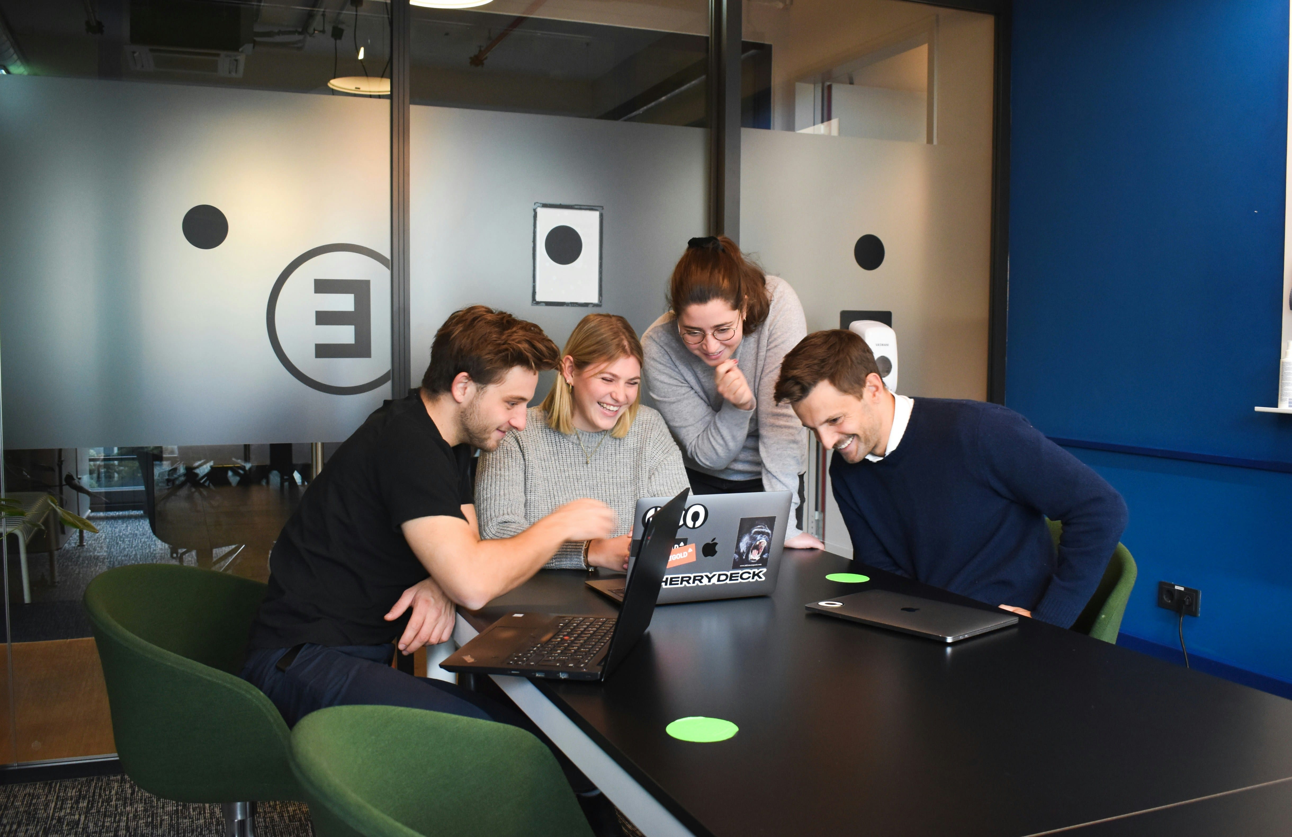 MVP development services – team collaborating